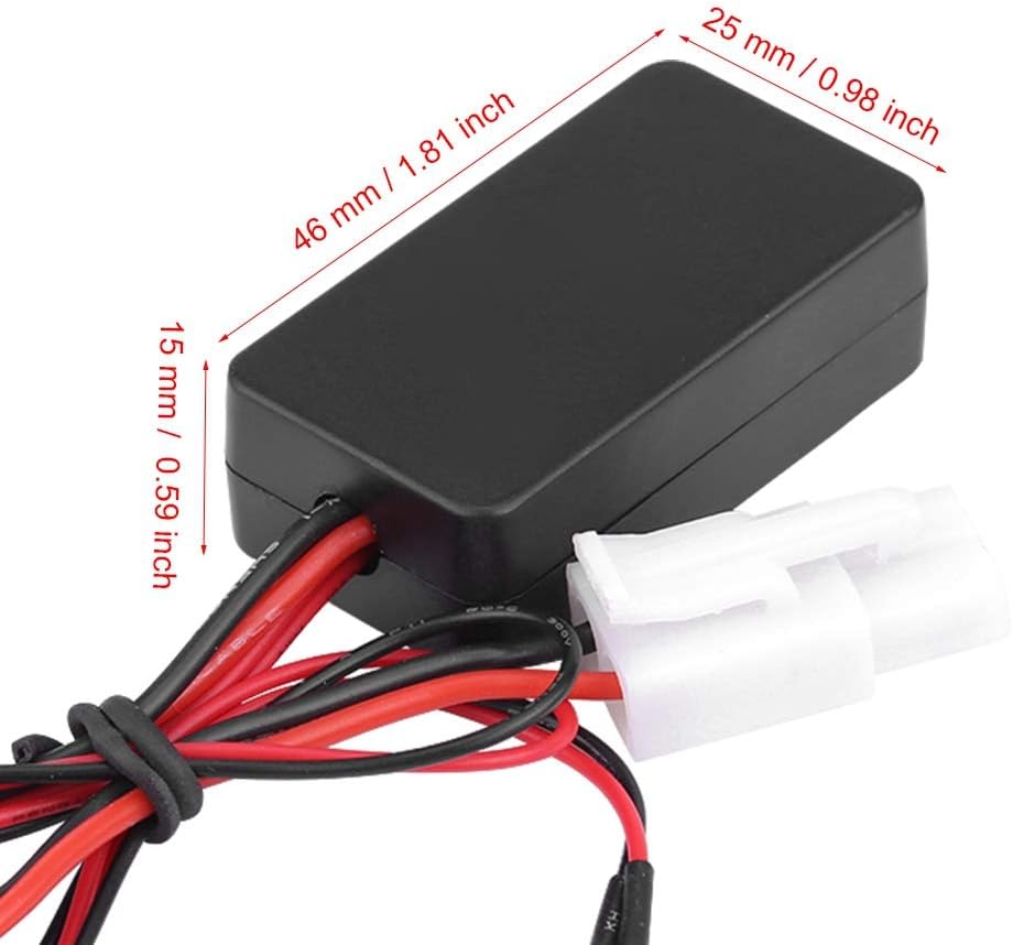 RC Car Winch Control System, 1/10 Scale RC Model Vehicle Crawler Car Accessory Metal Winch Electic Control : Toys & Games