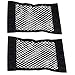 Produktbild Xinlie 2 Stück Gepäcknetz Auto Kofferraum Netztasche mit Starken Klettstreifen Aufbewahrungsnetz Elastische Net Mesh Aufbewahrungstasche für Flaschen, Lebensmittel, Lagerung Add on Organizers