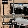Cymbals Low Volume Hi Hat , 14 inches Practice Hi Hat Cymbal Pair, Quiet HiHat (Silver) #2