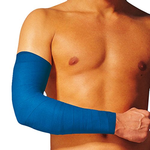 Bande de fixation Gazofix bleu 6 cm x 20 m pour maintien articulaire
