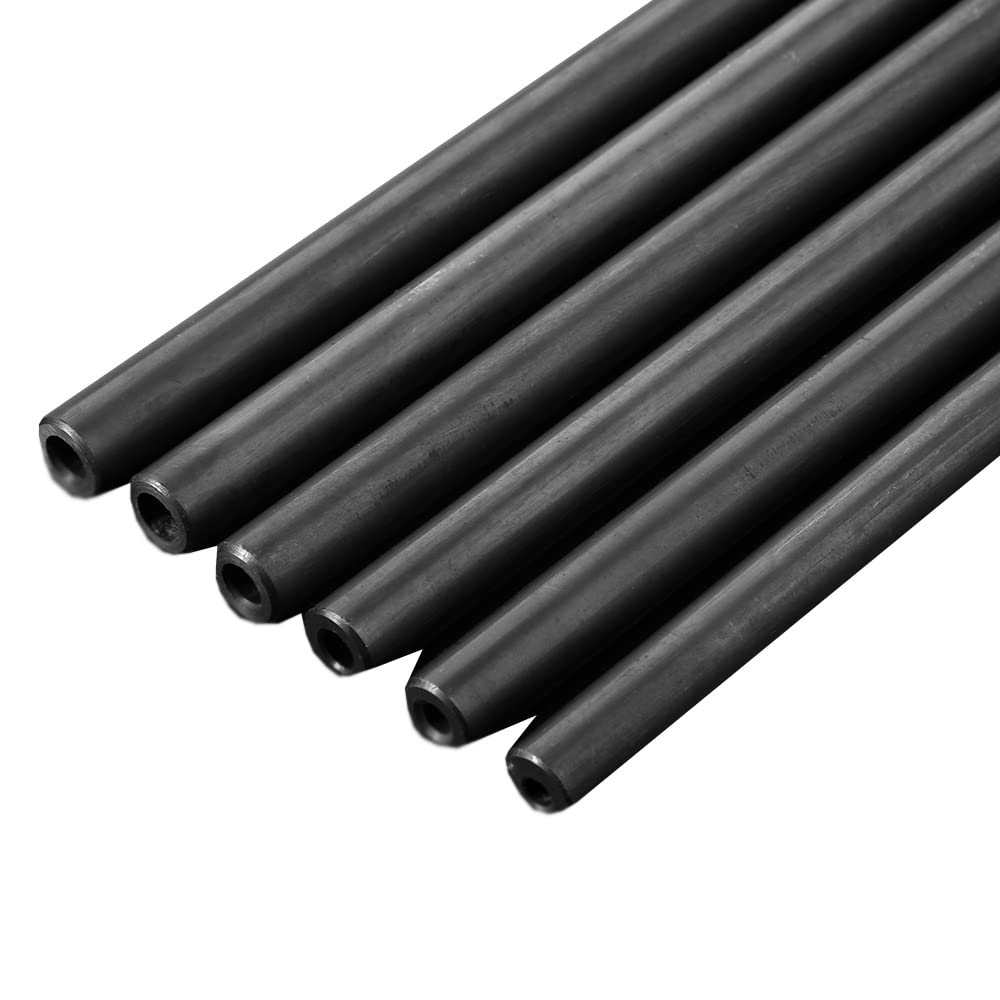 Netfen Od16mm-300Mm-Long Precision Steel Pipe, Black Od 16Mm Hydraulic 40Cr Chromium Molybdenum Alloy Precision Steel Explosion Proof (Color : Size : Id-9Mm)