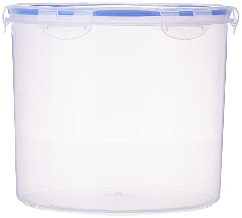 Aristo Lock & Fresh 1030 Plastic Storage Container For Storing grains, pulses, rice, wheat etc - 5L, Transparent Clear, large (LOCK&FRESH1030) (22 (D) x 19 CM)