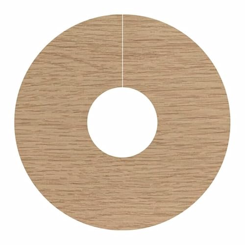 Project DIY® Self-Adhesive Laminate Pipe Covers, Seamless Radiator Pipe Finish | Easy Peel & Stick, Durable & Stylish, Perfect for Laminate Flooring, 4-Pack - 15mm (Light Oak)