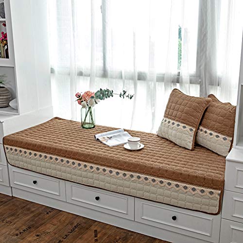 JeogYong Bay Window Cushion Seat Indoor, Farmhouse Window Seat Cushions
