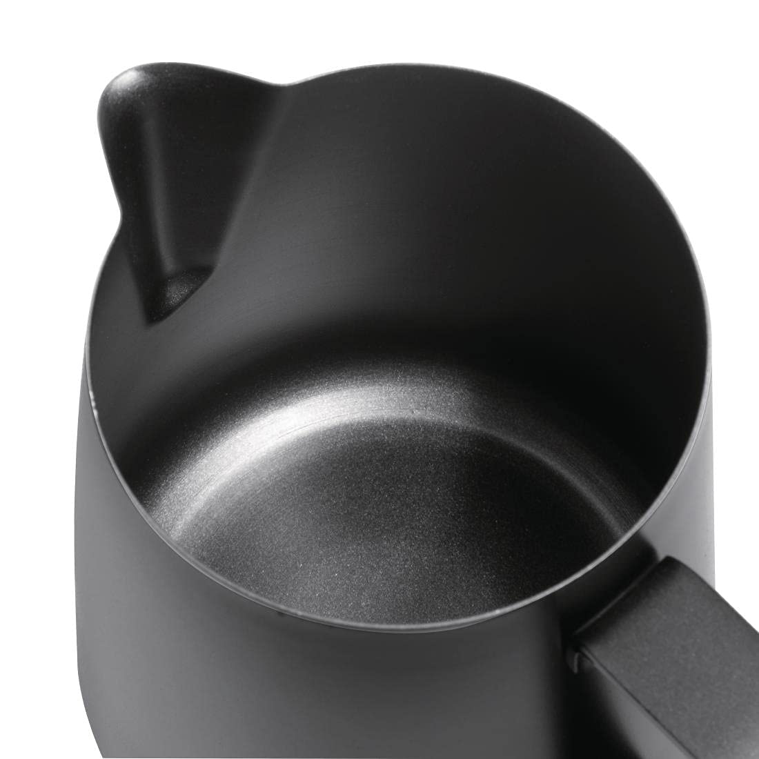 Olympia Milchkännchen, antihaftbeschichtet, 900 ml, Schwarz