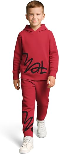 HELLCAT Trendy Co-ords With Hoodie Sweatshirt and Trackpant Clothing Set for Boys