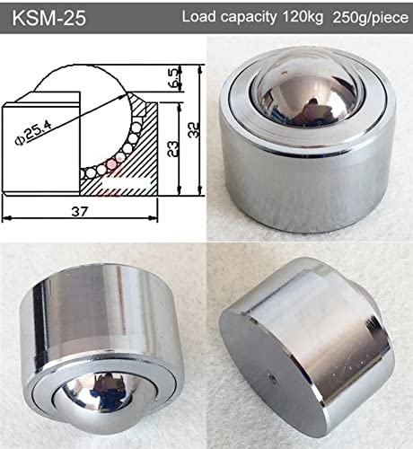 Roulettes universelles KSM-30 de transmission industrielle robuste - 4