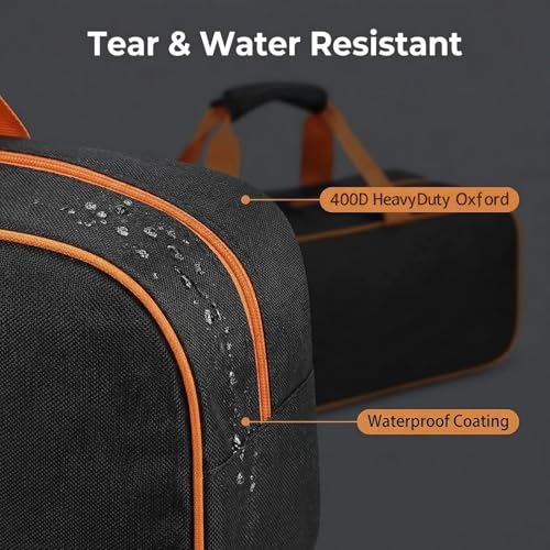 Bolsa para herramientas de parrilla resistente y de gran capacidad miniatura 6