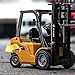 Gemini&Genius 1/50 Scale Diecast Forklift Truck Toys Engineering Vehicle Fork Truck Construction Alloy Warehouse Vehicle Models Toys for Kids