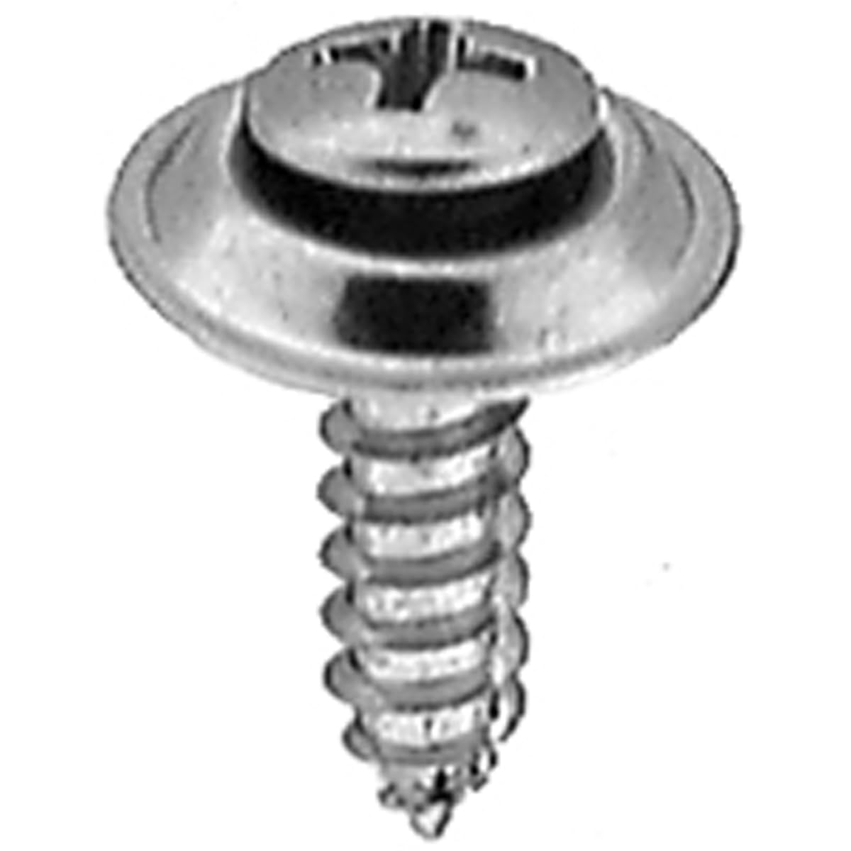 Auveco Pak Phillips Oval Head Sems Tapping Screw, #10 x 3/4"