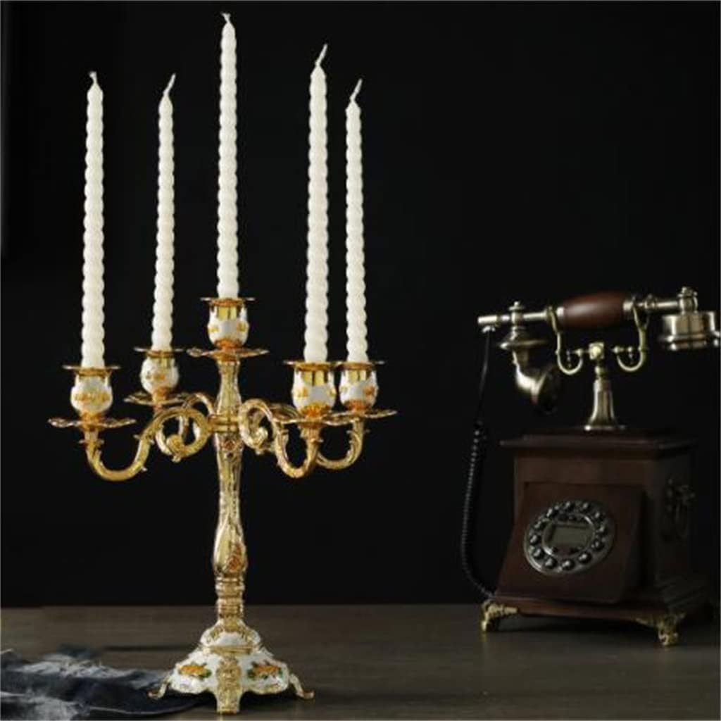 Candle Table European Ornaments Retro Palace Home Romantic Gift Candlelight Evening Wedding Props