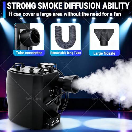 Máquina de Humo de Hielo Seco Quick-Heat de 3500W con Boquilla de Tubo para Eventos al Aire Libre miniatura 3