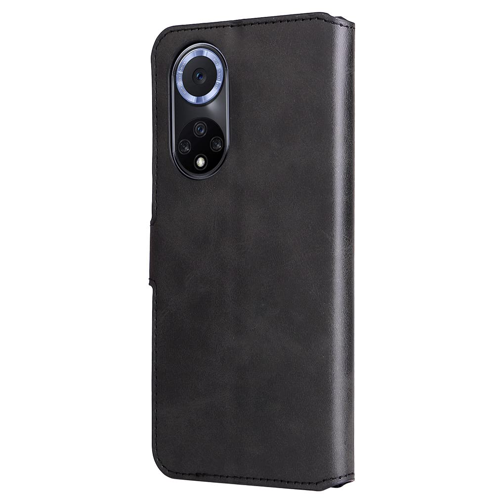 SEAHAI Cover In Pelle Per Huawei Nova 9 – Custodia Portafoglio Con Slot Carte E Supporto – Rosa