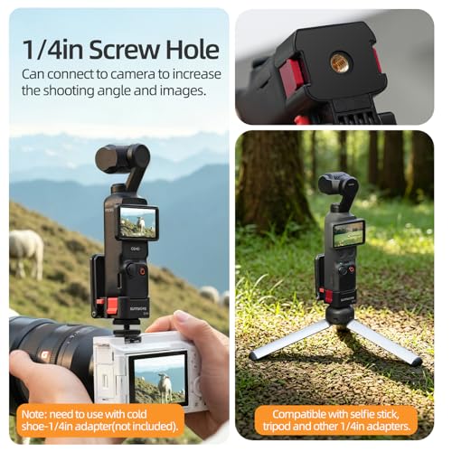 Support magnétique pour DJI Osmo Pocket 4 idéal en vlogging de voyage