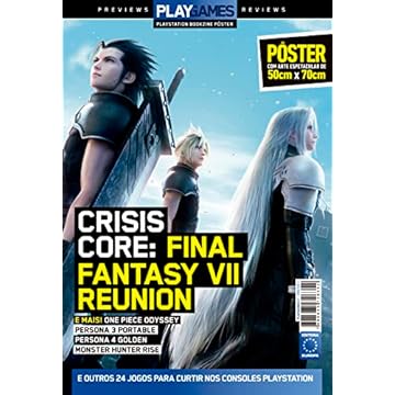 Capa do livro Superpôster PlayGames - Crisis Core: Final Fantasy VII Reunion