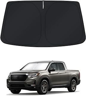 KUST Windshield Sun Shade for Honda Ridgeline 2017-2023 Window Shade Sun Visor Cover Foldable Blocks UV Rays Keep Your Car Cooler
