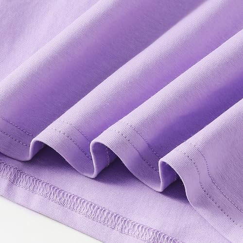 Image of Magic Park 1-14Y Toddler Ruffle T Shirt Girls Solid Color Blouse Kids Girl Short Long Sleeve Tops Casual Tee