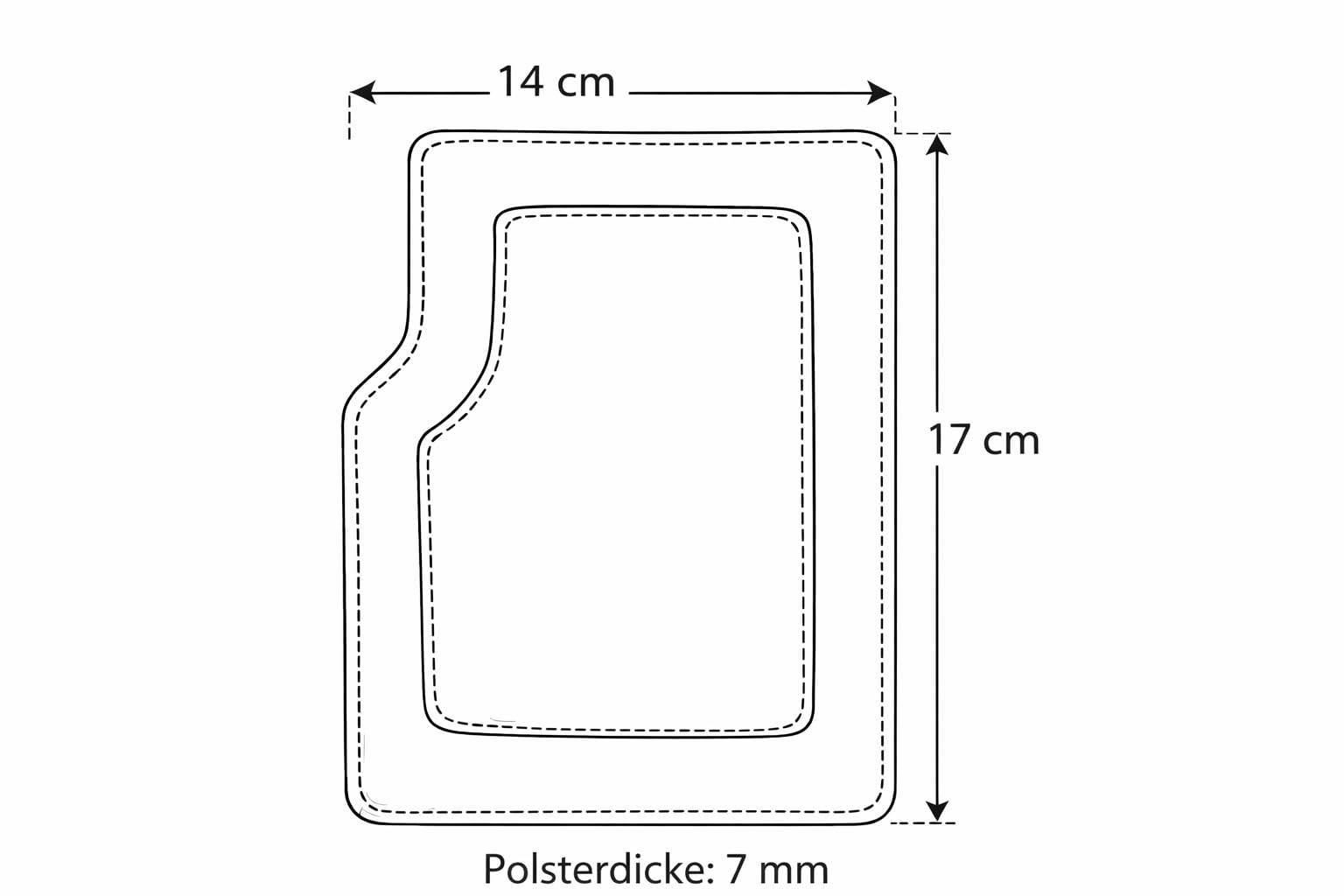 Steirische Harmonika Bassbodenleder Handgelenkschoner Variante 1 – hellbraun, aus Echtleder – ergonomischer Handgelenkschutz, bequem & langlebig – traditionelles Zubehör für die Bassseite