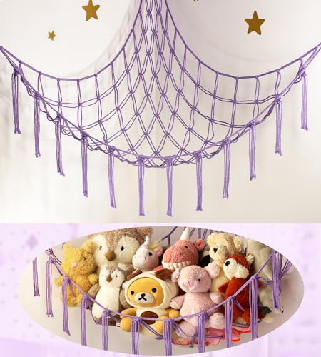 Stuffed Animal Storage Hammock or Net - Toy Hammock Net for Stuffed...