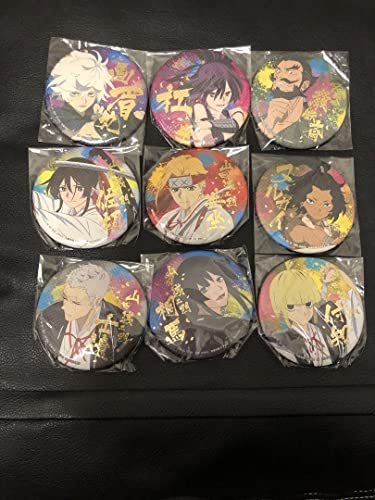 地獄楽 和紙風缶バッジ 9種セット