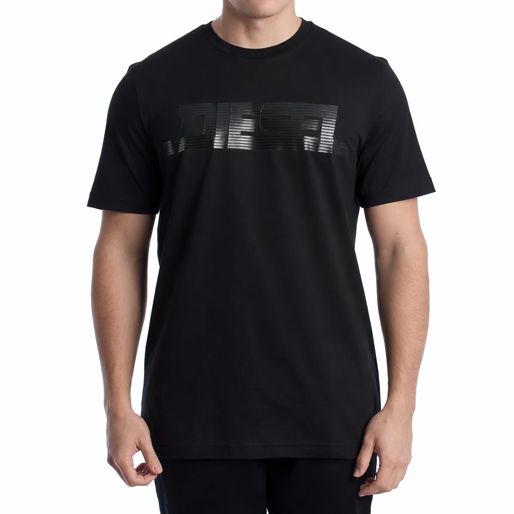 Diesel Men's Black T-Shirt Man Magliettas, M