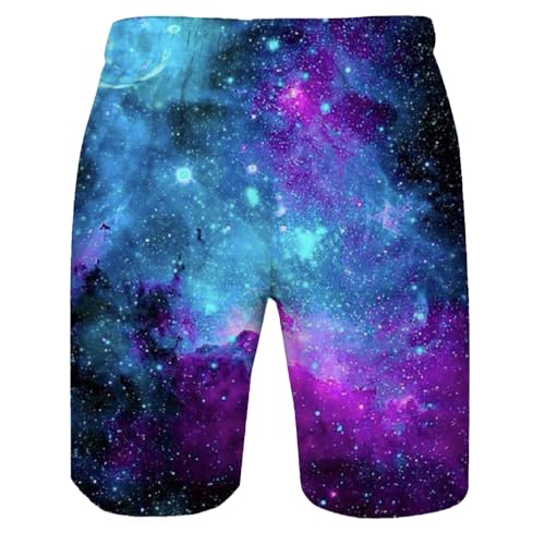 Men's Swim Trunks Quick Dry 3D Printed Beach Board Shorts with Pockets Cool Mesh Lining Bathing Suits2