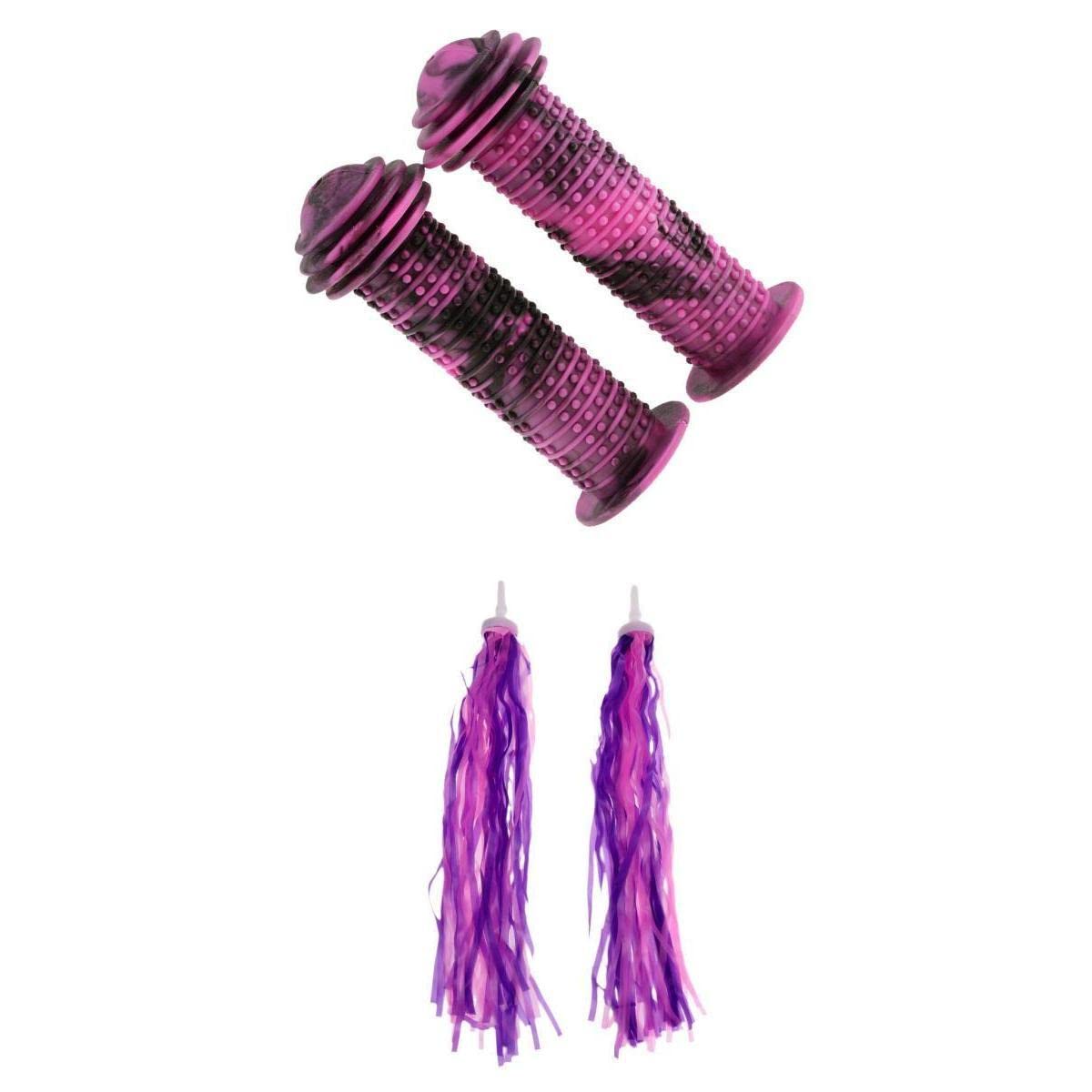 CALANDIS™ Handlebar Grip + Bike Handlebar Decoration Tassels Streamer for Girls Boys | Handlebar Grips Tape & Pads | Bicycle Components & Parts | Cycling-image-3