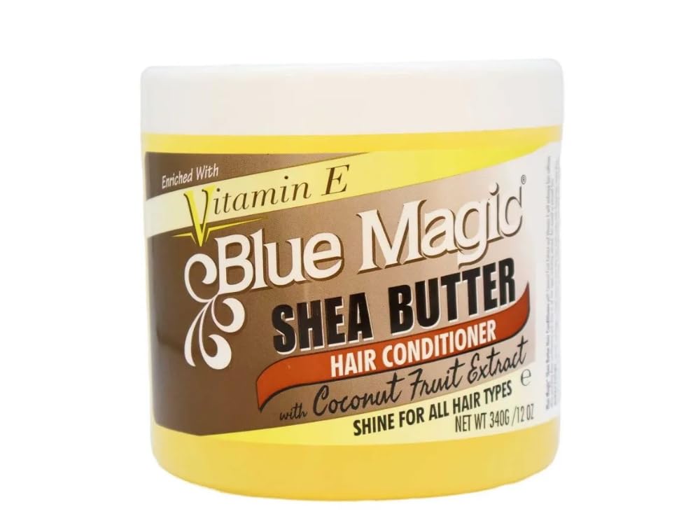 Blue Magic Shea Butter Hair Conditioner Enriched with Vitamin E 12 oz