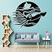 NSRJDSYT Adesivo murale calamaro Gigante Adesivo per Nave da Pesca in Mare Adesivi per Barche da Pesca Stile Marino Decorazioni per la casa Camera da Letto Soggiorno Wal 57x74cm