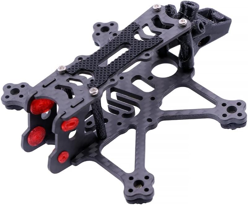 QWinOut 2inch/2.5inch/3inch Frame Kit RC Racing Drone for O4 Air Unit 3K Carbon Fiber Frame (Fi-100 2inch)
