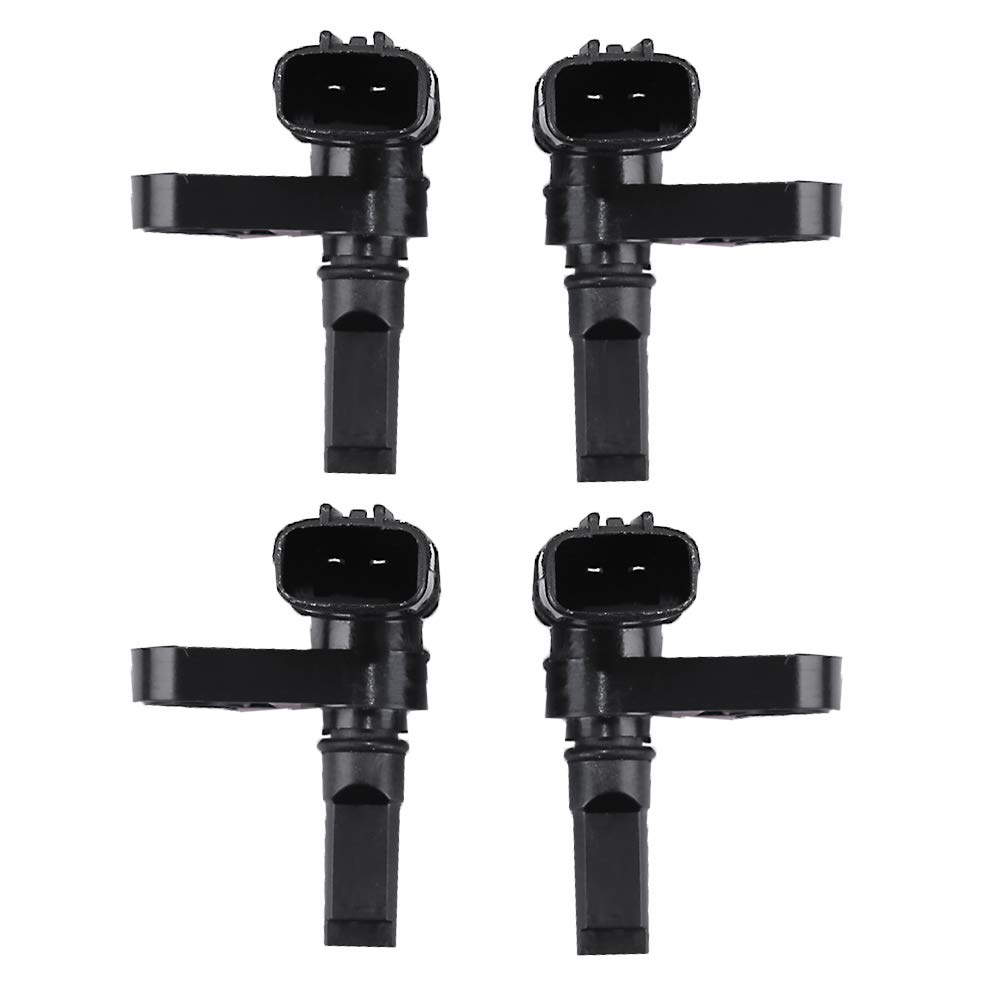 ABS Wheel Speed Sensor Front + Rear 4pcs Replacement for Toyota 4Runner Tacoma FJ Land Cruiser Lexus GX460 GX470 LX570