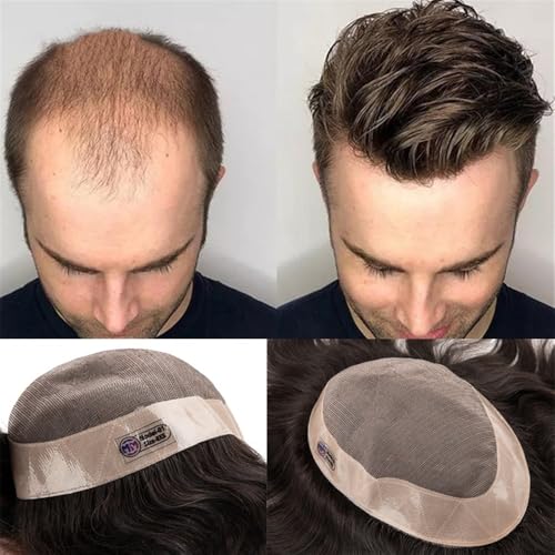 Postiche mono NPU cheveux indiens haut de gamme 7x9