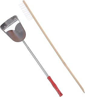 NOLITOY 6 Peças Escova De Gaiola Gaiolas De Pássaros Raspadores De Gaiola De Papagaio Escova De Gaiola De Pássaro Poleiro De Pássaro Pá De Gaiola De Pássaro Pá De Gaiola De Pássaro Pá De