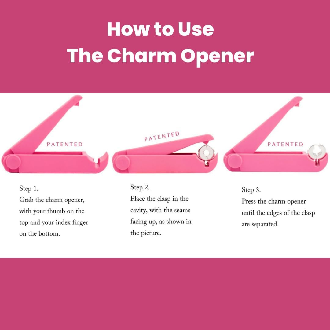 The Ultimate Jewelry Tool Helper for Charm Bracelets - Unlocking Convenience with a Universal Clasp Opener for European Charm Bracelets, Barrel Clasp & Clip Beads - Image 3