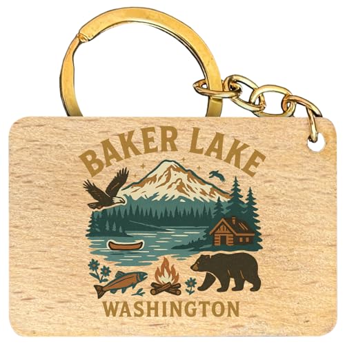 R and R Imports Baker Lake Washington Keepsake Souvenir Flat