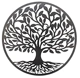 🏡 Grande dimension décorative – 100 cm de diamètre pour habiller avec élégance un grand mur intérieur ou extérieur couvert.