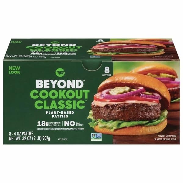 Beyond Meat, Cookout Classic Plant Based Patties, 32 Ounce