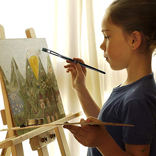 Image of Nylon Artist Paint Brush Set,15 Different Sizes Synthetic Paint Brushes Suitable for Acrylic, Watercolor, Oil and Gouache Painting, Perfect Paint Brush Set for Kids and Adult