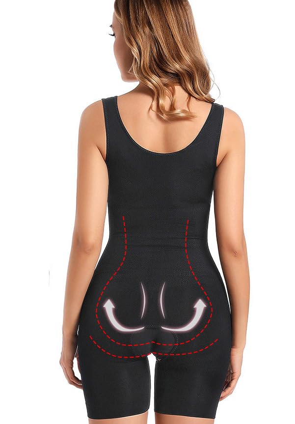 Image of Women Spandex & Nylon High Compression Body Suit (ED009)