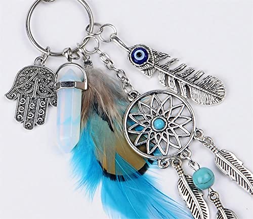 Sichumaria Dream Catcher Keychain, Blue - Image 5