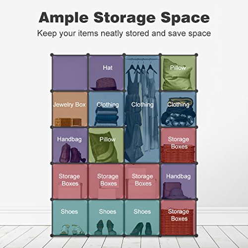 LANGRIA Armadio Modulare con Ante Separatori