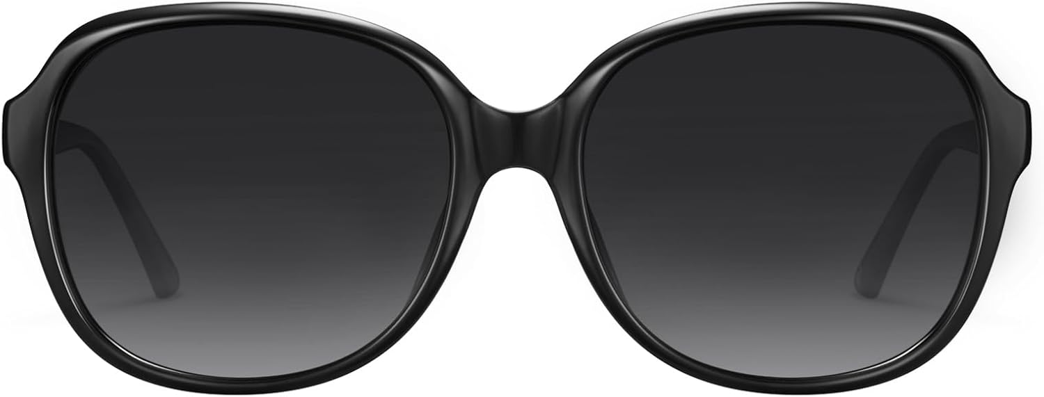 CARFIA Acetate Oversized Square Polarized Sunglasses for Women UV Protection Retro Trendy Big Shades - Image 9