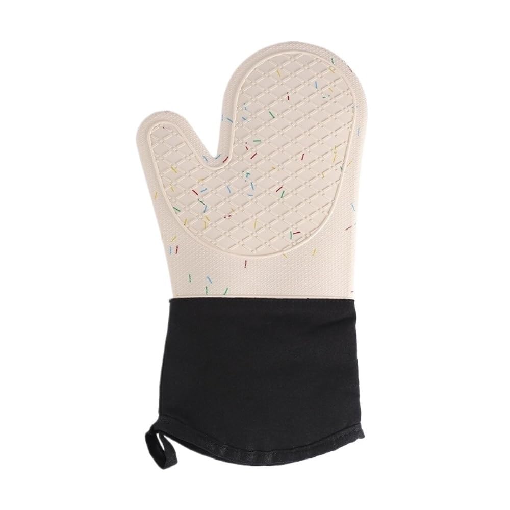 Gants de cuisine en silicone avec isolation thermique et revêtement antidérapant