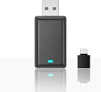 Adaptador automotivo 2 em 1 sem fio CarPlay Android Mini USB Dongle, Plug & Play, converte CarPlay original com fio para carro sem fio, para carros 2016-2023 com CarPlay com fio de fábrica | Android