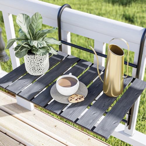 [en.casa] Balkonhängetisch Petäjävesi Balkontisch klappbar...