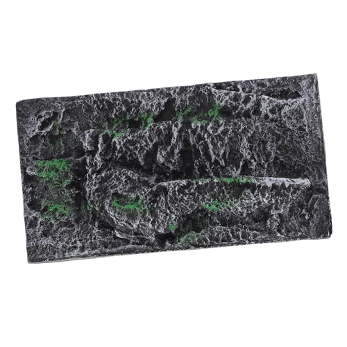 POPETPOP Reptile Tank Background Resin Terrarium Background 3D Vivarium Background Decoration for Turtle Tank