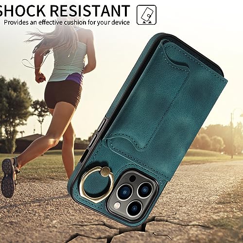 Protection militaire iPhone 13 Pro étui cuir premium magnétique