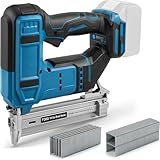 18GA Cordless Nail Gun Compatible with Makita 18V— Multi Electric Brad Nailer & Staple Gun with 500 Nails and 500 Staples for Woodworking, Dual Safety Switch, 2 Firing Modes (No Battery)