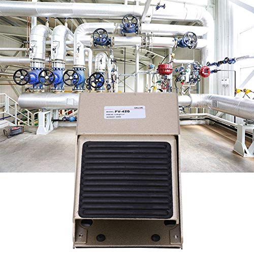 Válvula de pedal G1/4, interruptor de control de maquinaria neumática de pedal neumático de dos posiciones y cuatro posiciones 1 entrada 2 salida