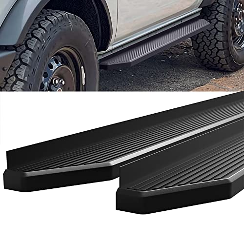 Estribos planos HD Ridez 6" Negro para Ford Bronco 2021-2026 miniatura 4